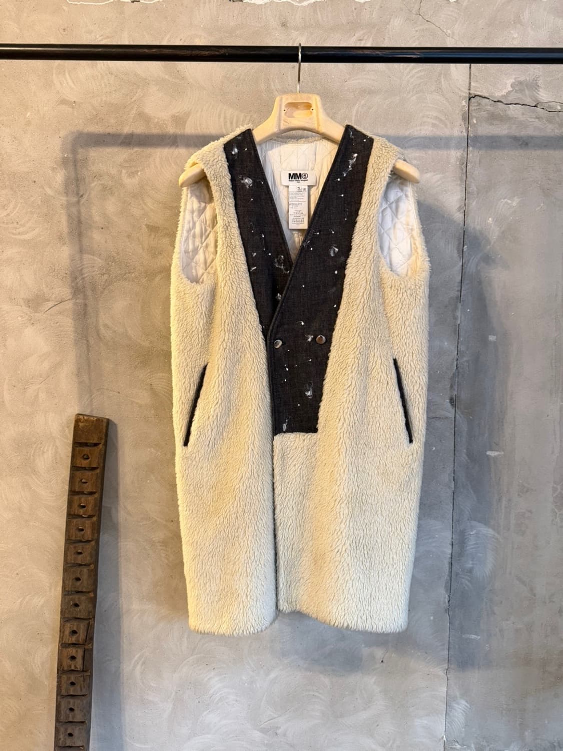 마르지엘라mm6 시어링 베스트 여성66 상품이미지3