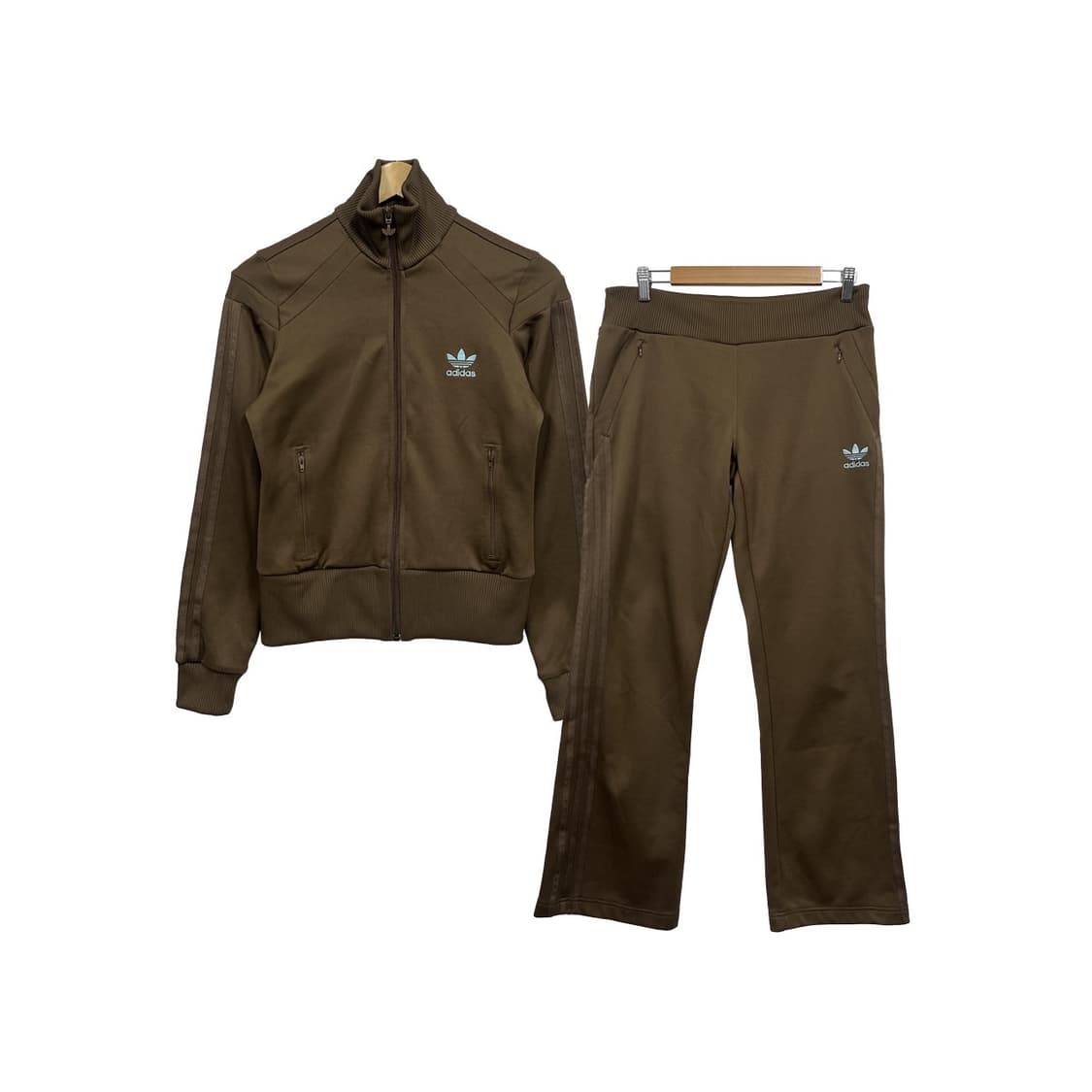 아디다스 트레포일 민트 브라운 져지 셋업 상품이미지1