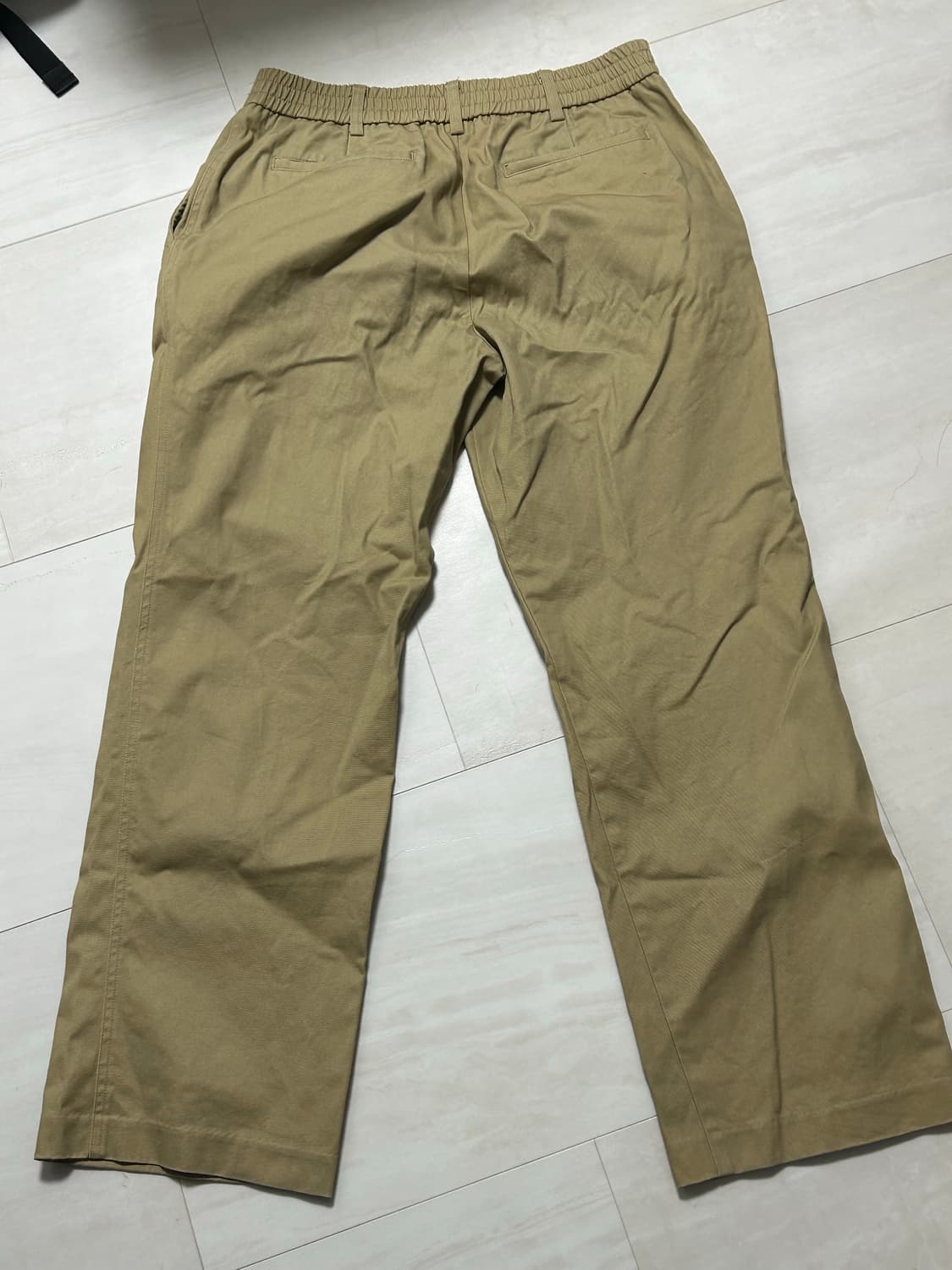 드로우핏 와이드 밴딩 치노 팬츠 [BEIGE] 상품이미지2