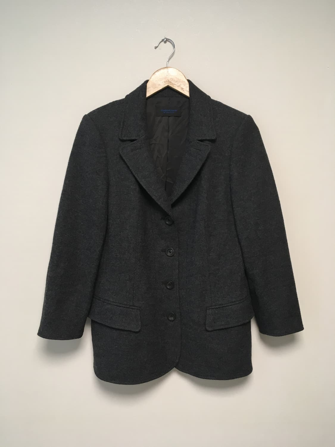 vintage wool blazer jacket charcoal 상품이미지6