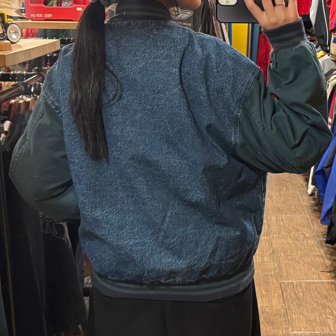 [HI] VTG 데님바시티자켓 진청 상품이미지5