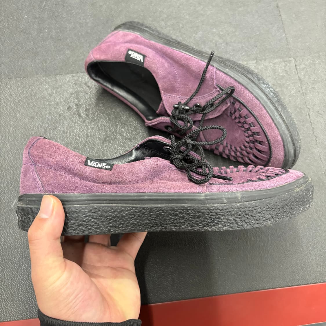 (260)00s반스스웨이드클리퍼퍼플 상품이미지3