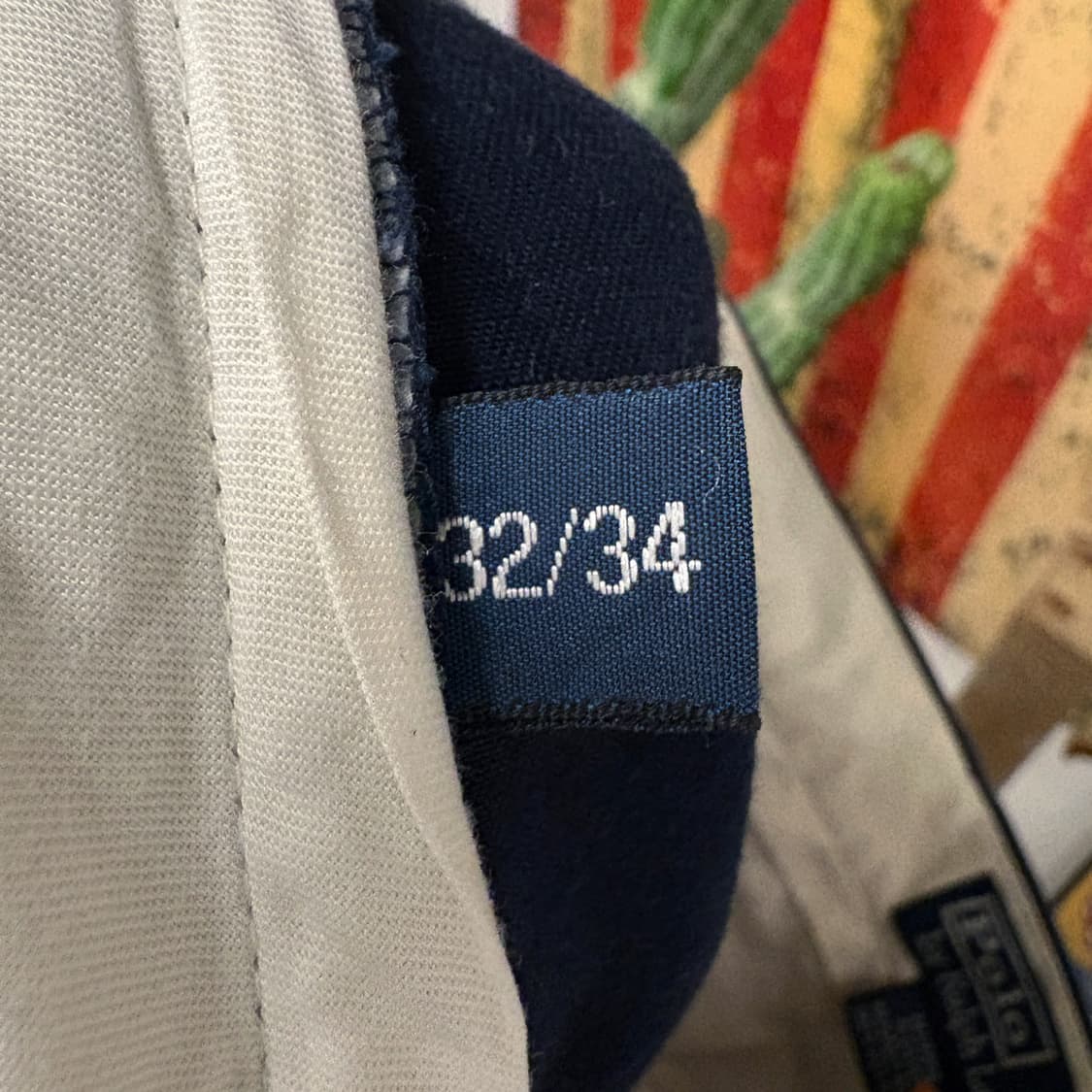 90s 폴로랄프로렌 슬림핏 네이비 클래식 투턱 치노팬츠 N189 상품이미지7