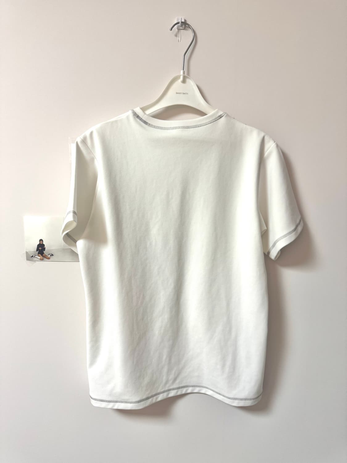 빈티지 화이트 스타 반팔티 상품이미지2