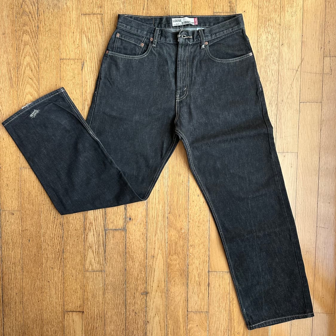 Levis 569 loose straight black jean 상품이미지2