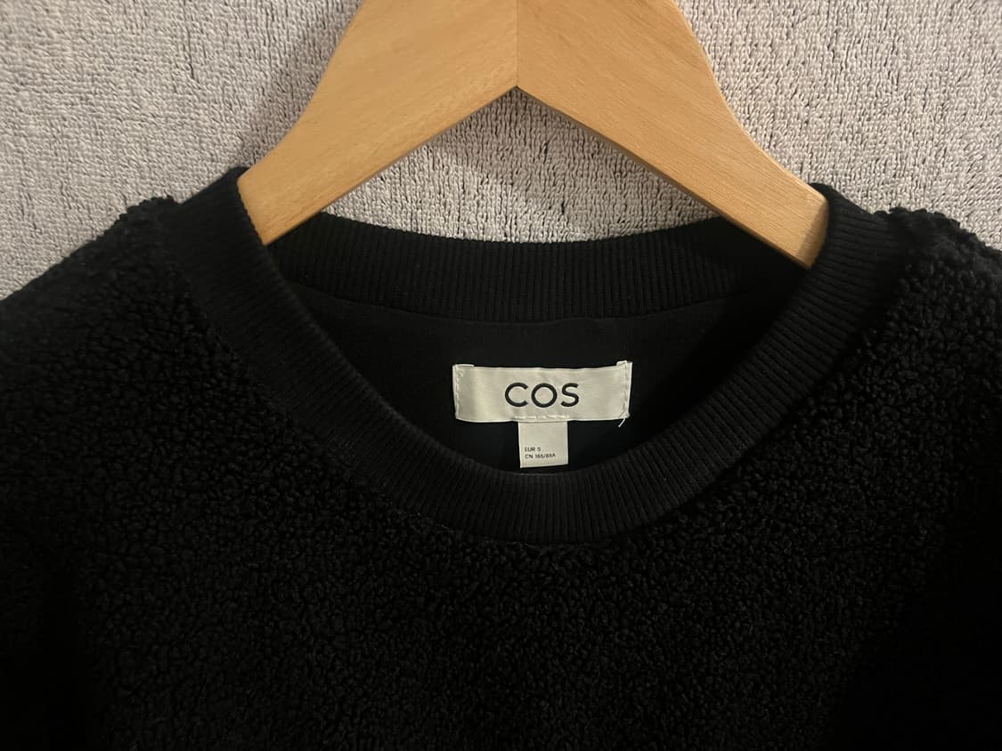 Cos 코스 플리스 부클 맨투맨 상품이미지3