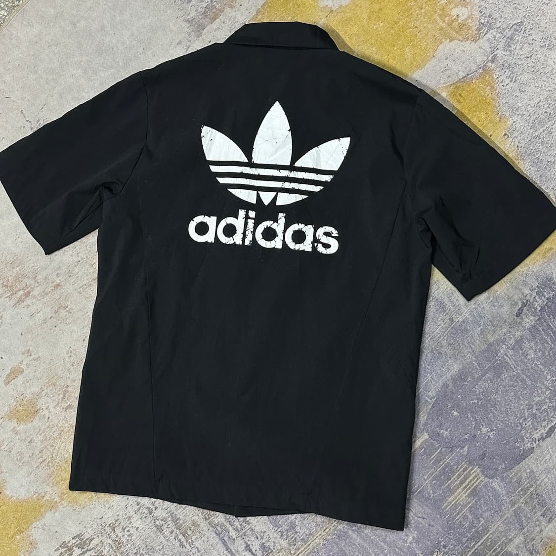 아디다스 빅로고 반팔 코치자켓 상품이미지3