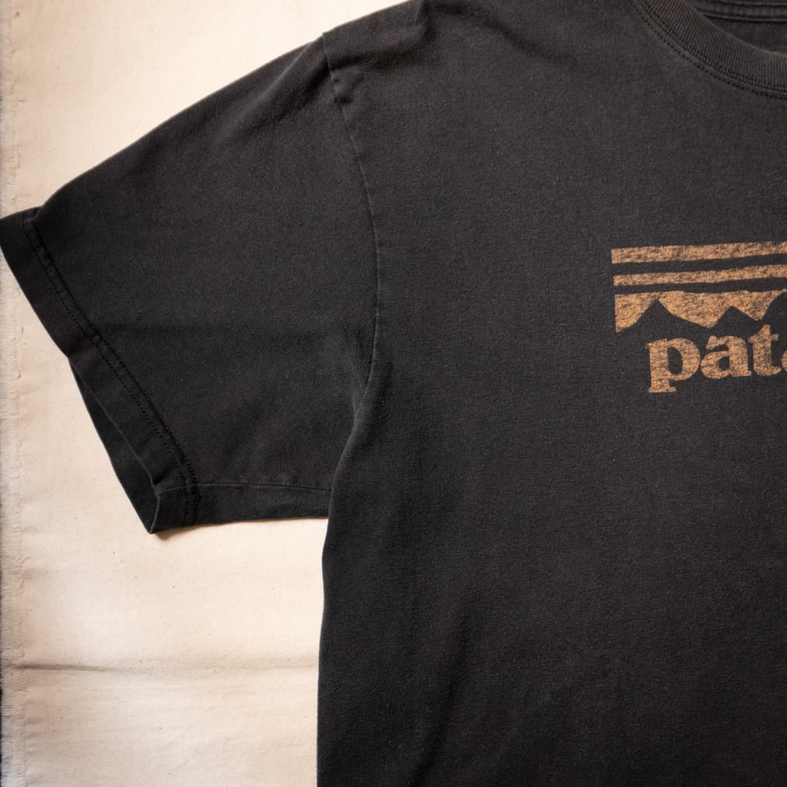 Patagonia Black Faded Logo T-Shirt (~103 상품이미지5