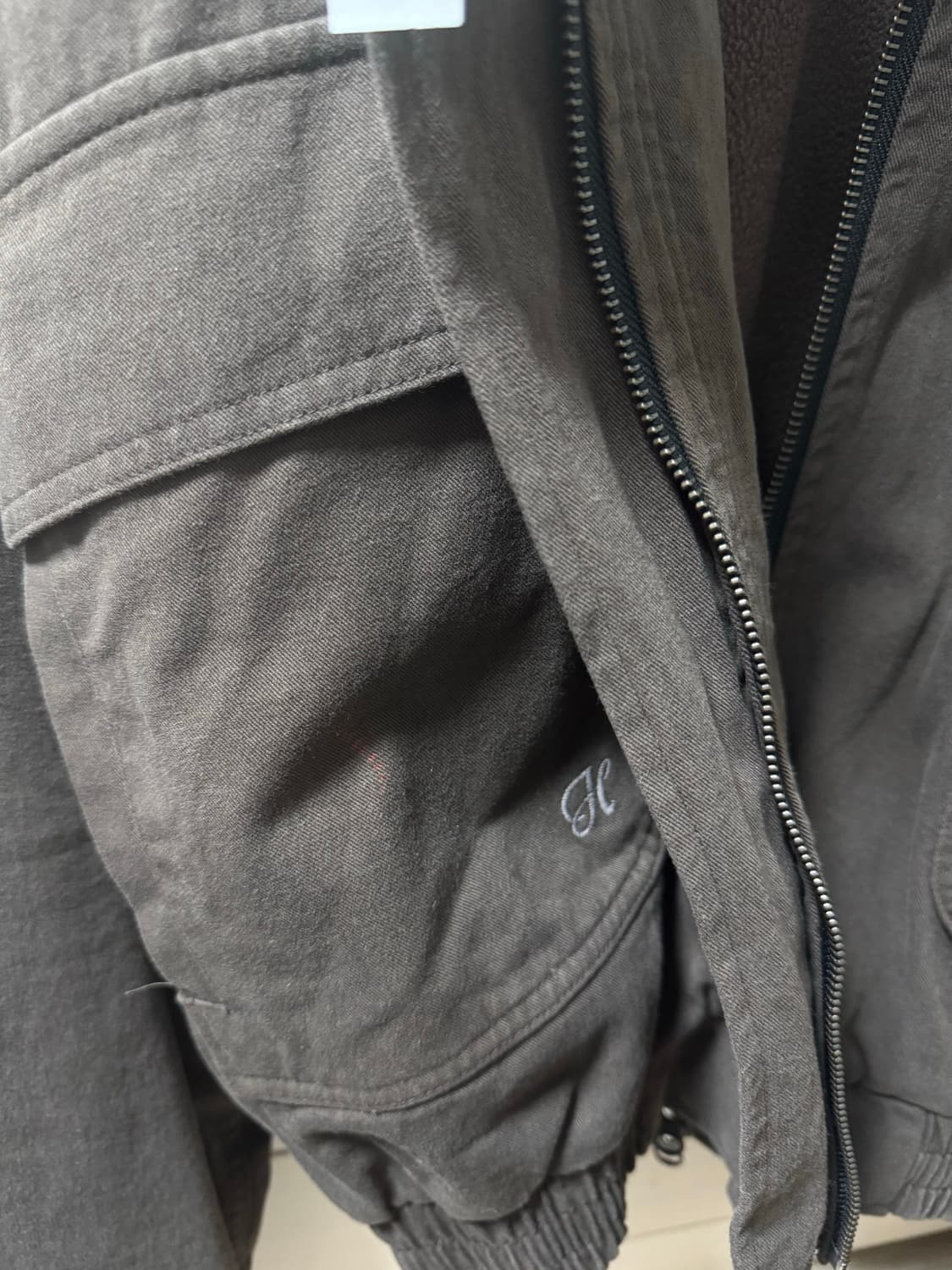 (새상품)헤더먼트 가먼츠 워싱 점퍼 브라운 상품이미지6