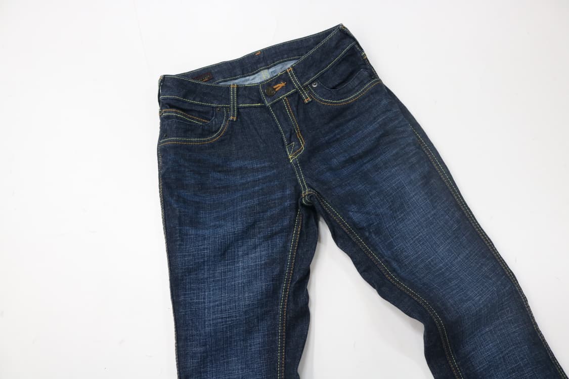 Happy Face by Bobson 옐로우 스티치 부츠컷 데님 팬츠  상품이미지3