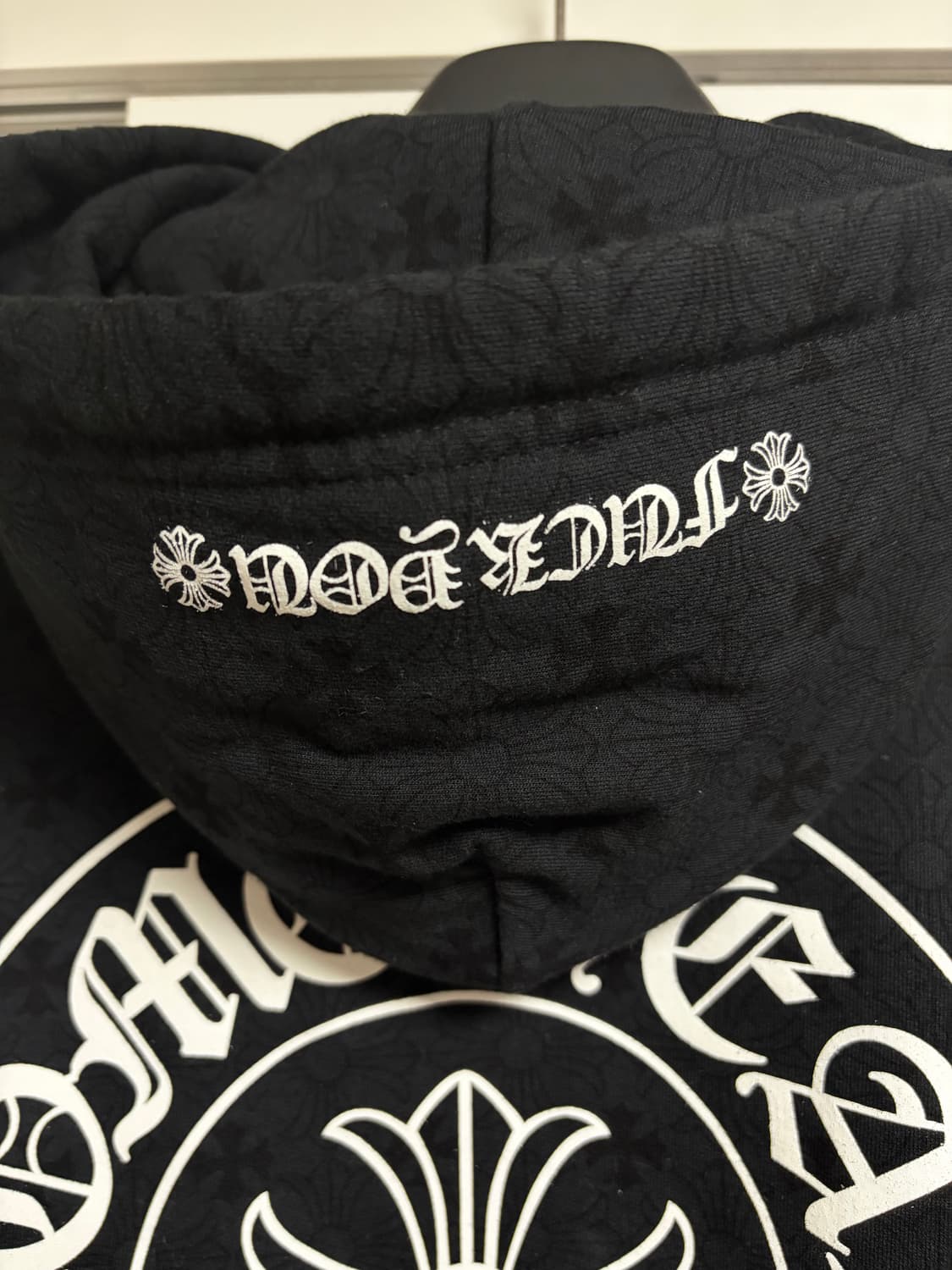 크롬하츠 플러스 올오버 모노그램 홀스슈 후드 M 상품이미지4