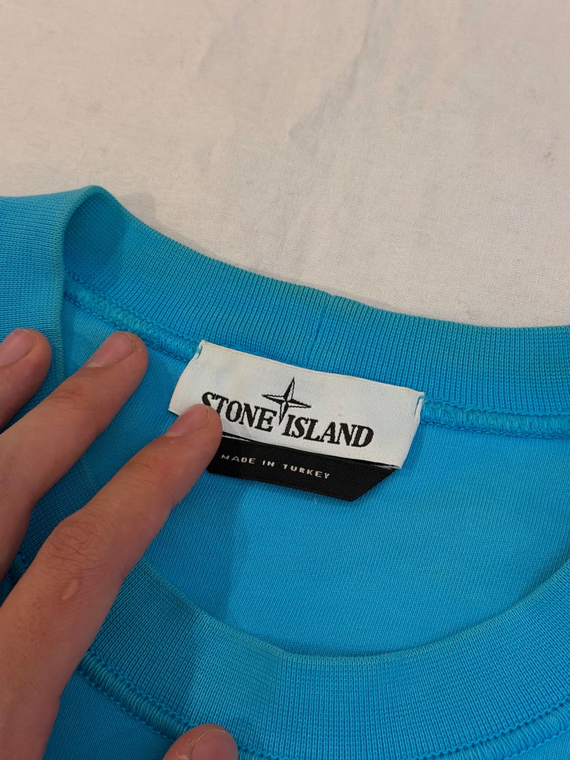 스톤아일랜드 21ss 맨투맨 스웻셔츠 민트 블루 상품이미지4