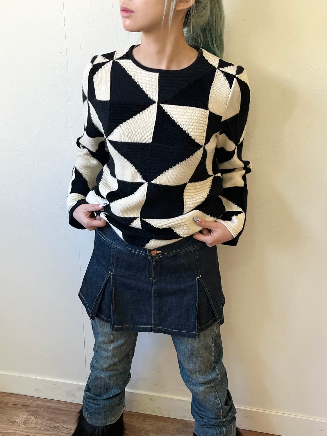 Hysteric Glamour 데님 숏 스커트 상품이미지4