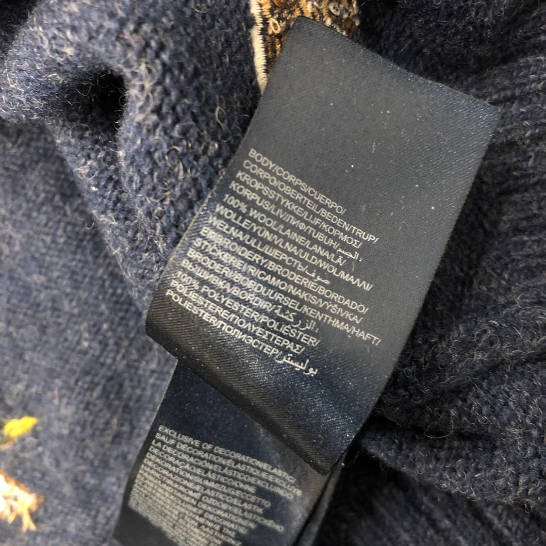 S 타미힐피거 새 자수 니트 상품이미지5