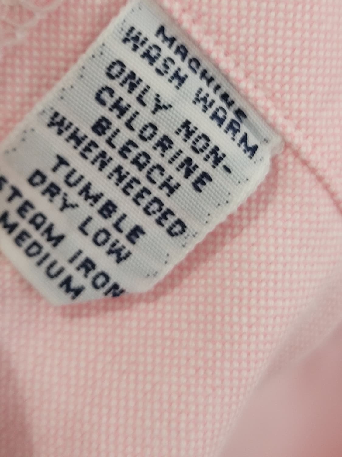 90s 랄프로렌 핑크 옥스포드 빅셔츠 XL사이즈 상품이미지8