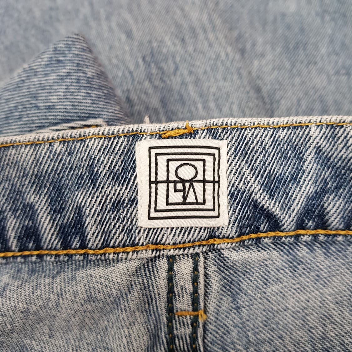 토템 워싱 데님 팬츠 스트레이트핏 (25/30) 상품이미지6