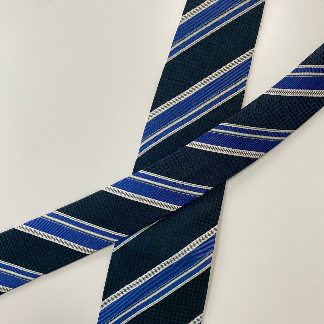 빔즈에프(BEAMS F) 블랙 정품 명품넥타이 7.6cm 상품이미지4