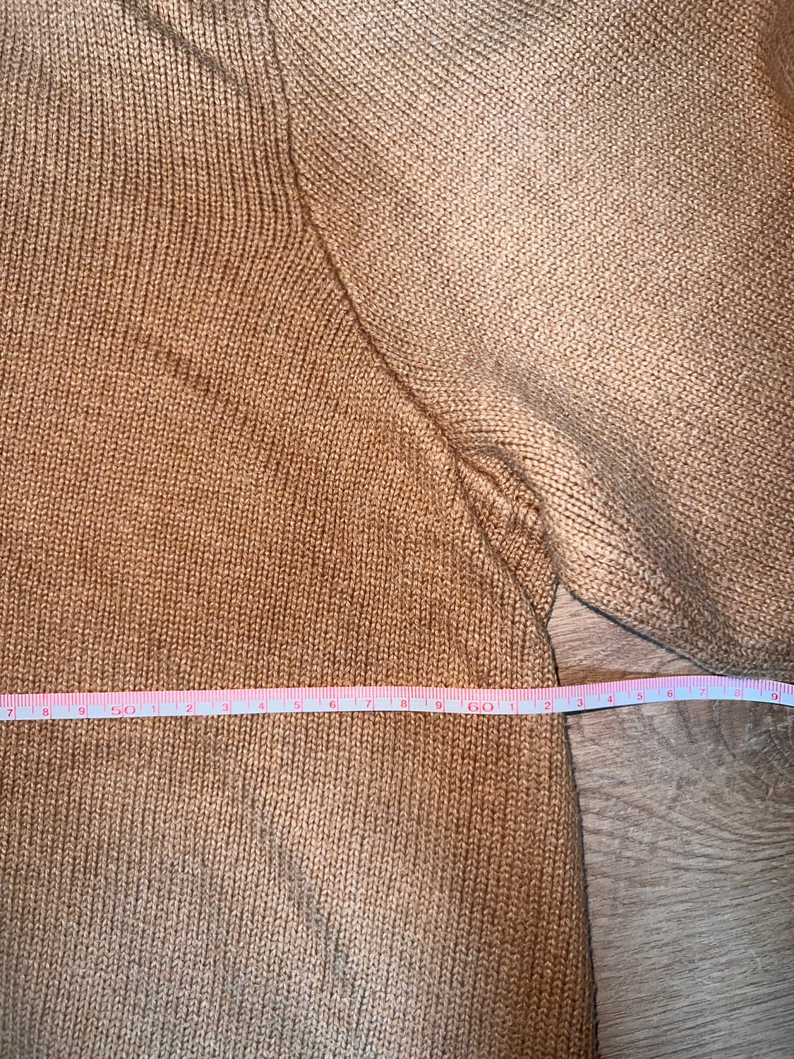 폴로 반집업 니트 베이지 상품이미지4