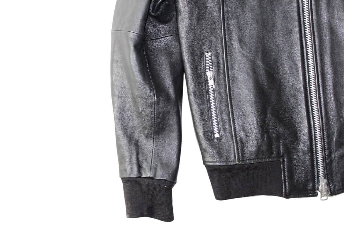 느와르라르메스 LSD 시즌 램스킨 레더 블루종 상품이미지3