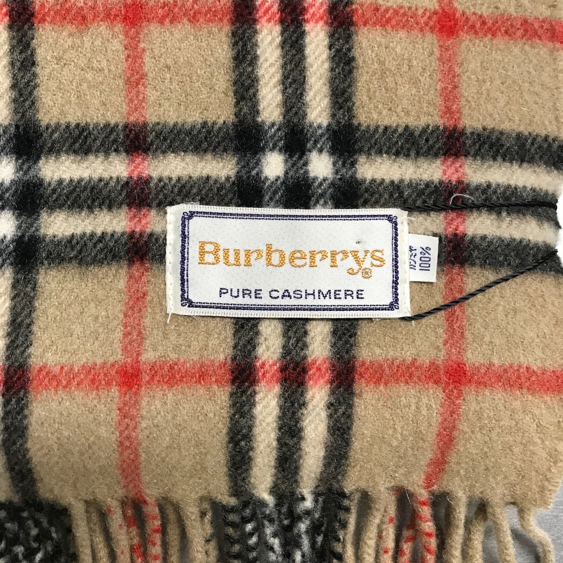 버버리 정품 캐시미어 머플러 베이지 상품이미지4