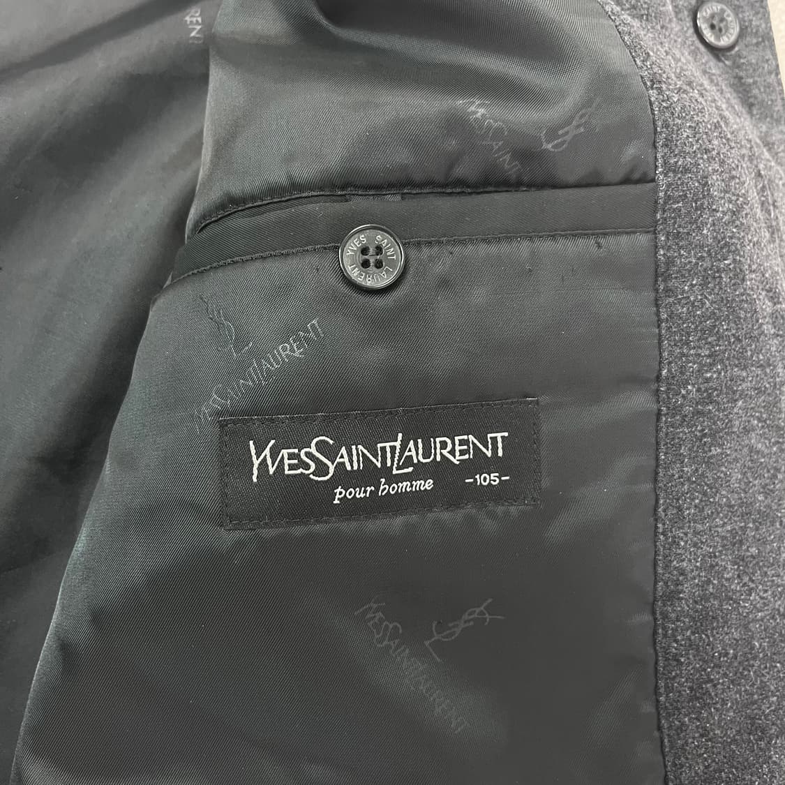 105 입생로랑 투웨이 블루종 자켓 상품이미지5