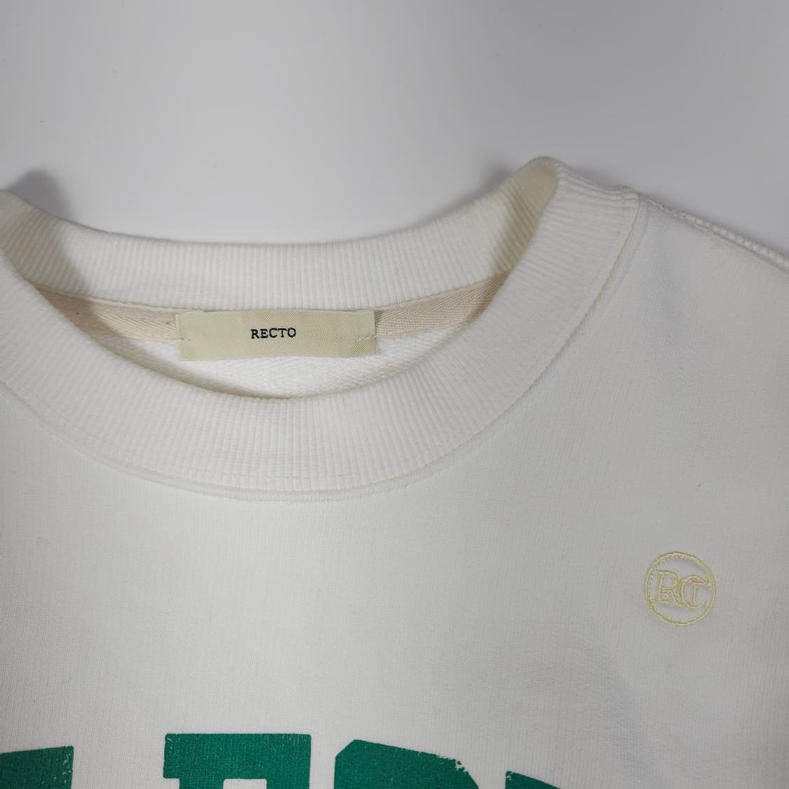 렉토 헤비웨이트 크롭 맨투맨  상품이미지3