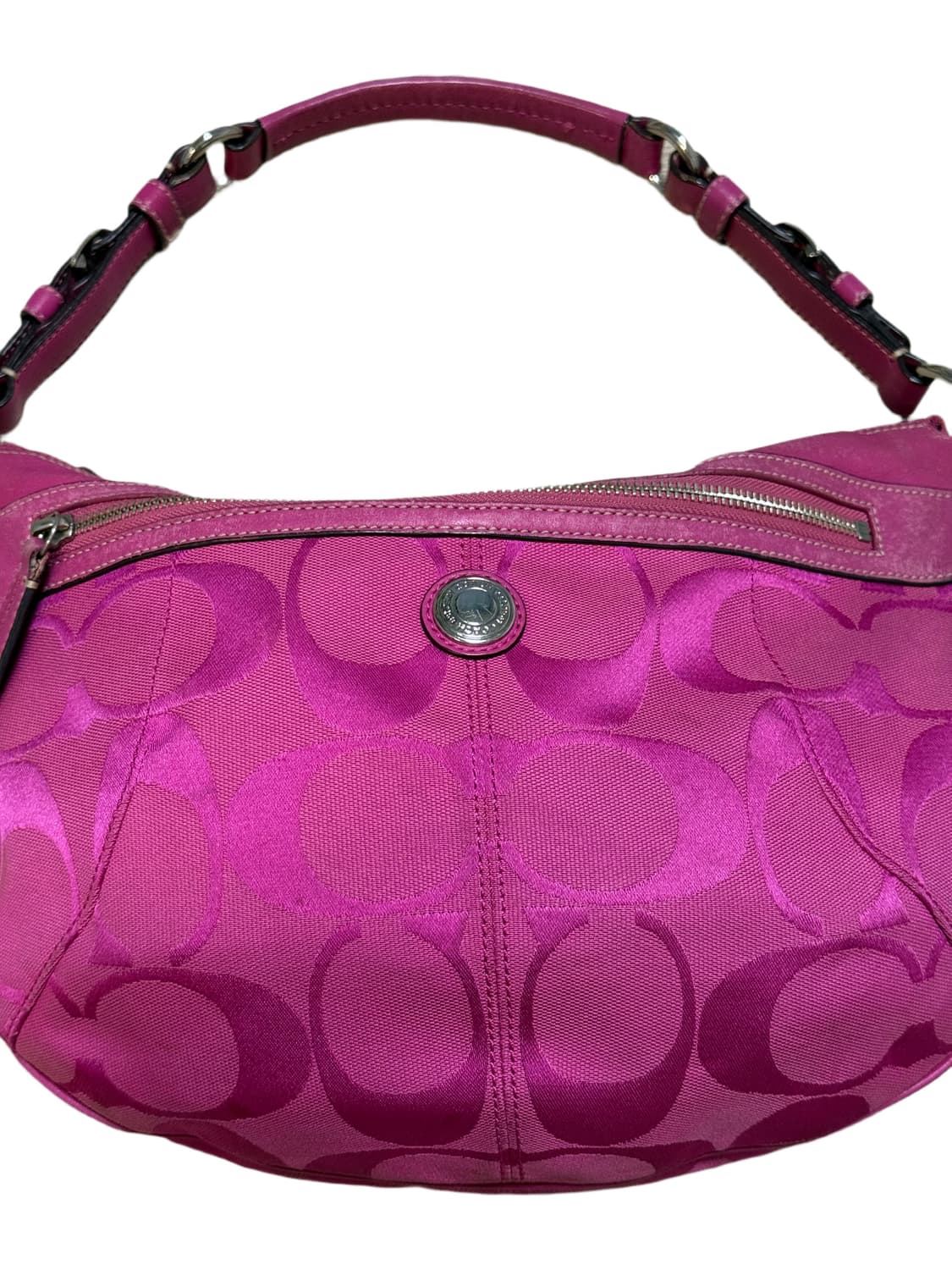Coach 코치 가방 숄더백 hot pink 코치빈티지 상품이미지2