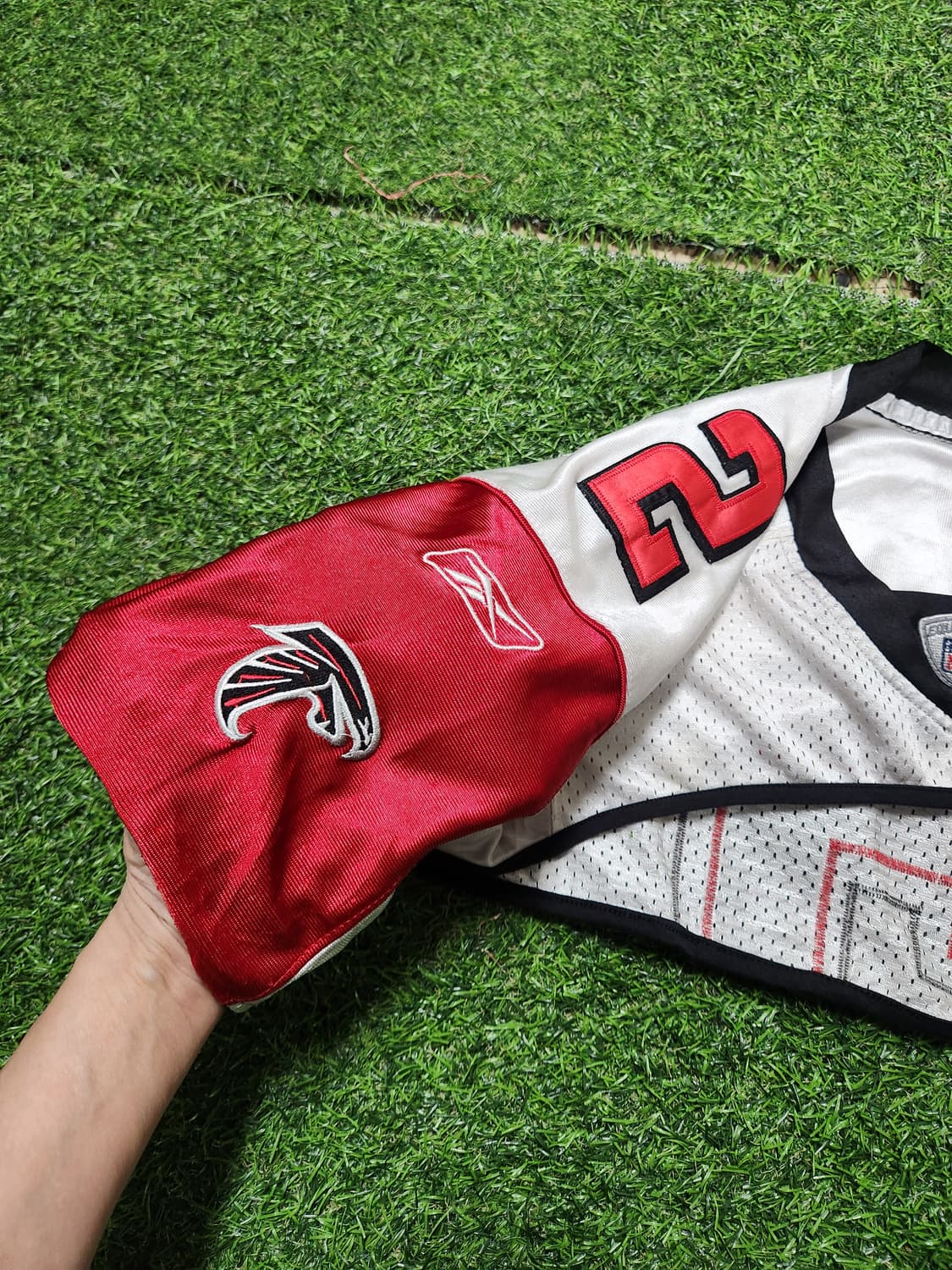 🏈리복 NFL 라이언 크롭 풋볼져지🏈 Y2K 고프코어 미식축구 유니폼 상품이미지4