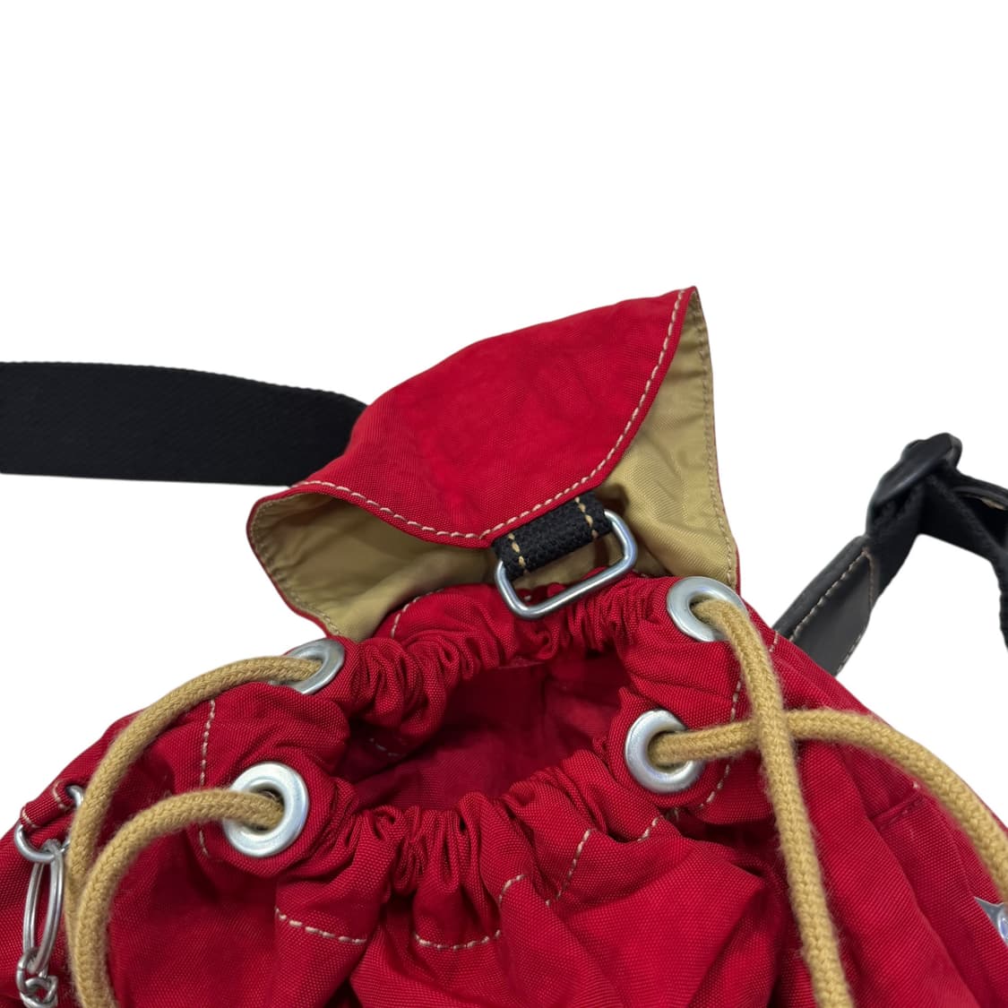 키플링 빈티지 모리걸 Y2K 포켓 복조리 미니백팩 가방 레드 상품이미지3