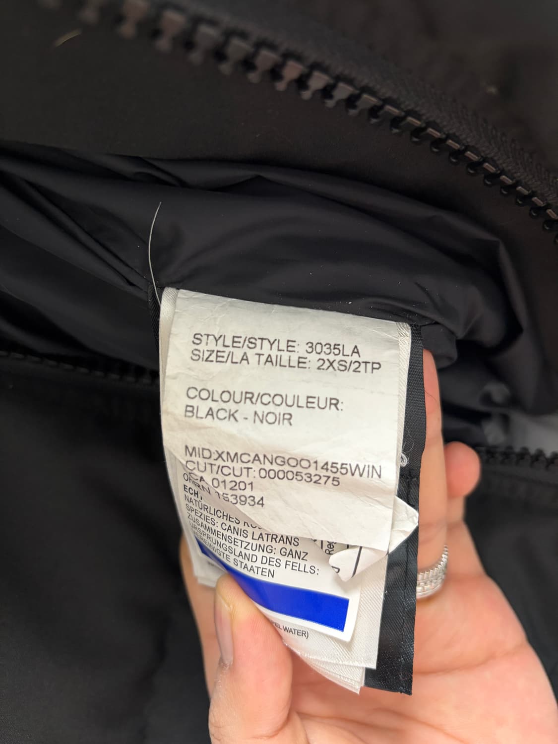 21FW 캐나다구스 3035LA 여성용 미스틱파카 xxs사이즈 상품이미지4