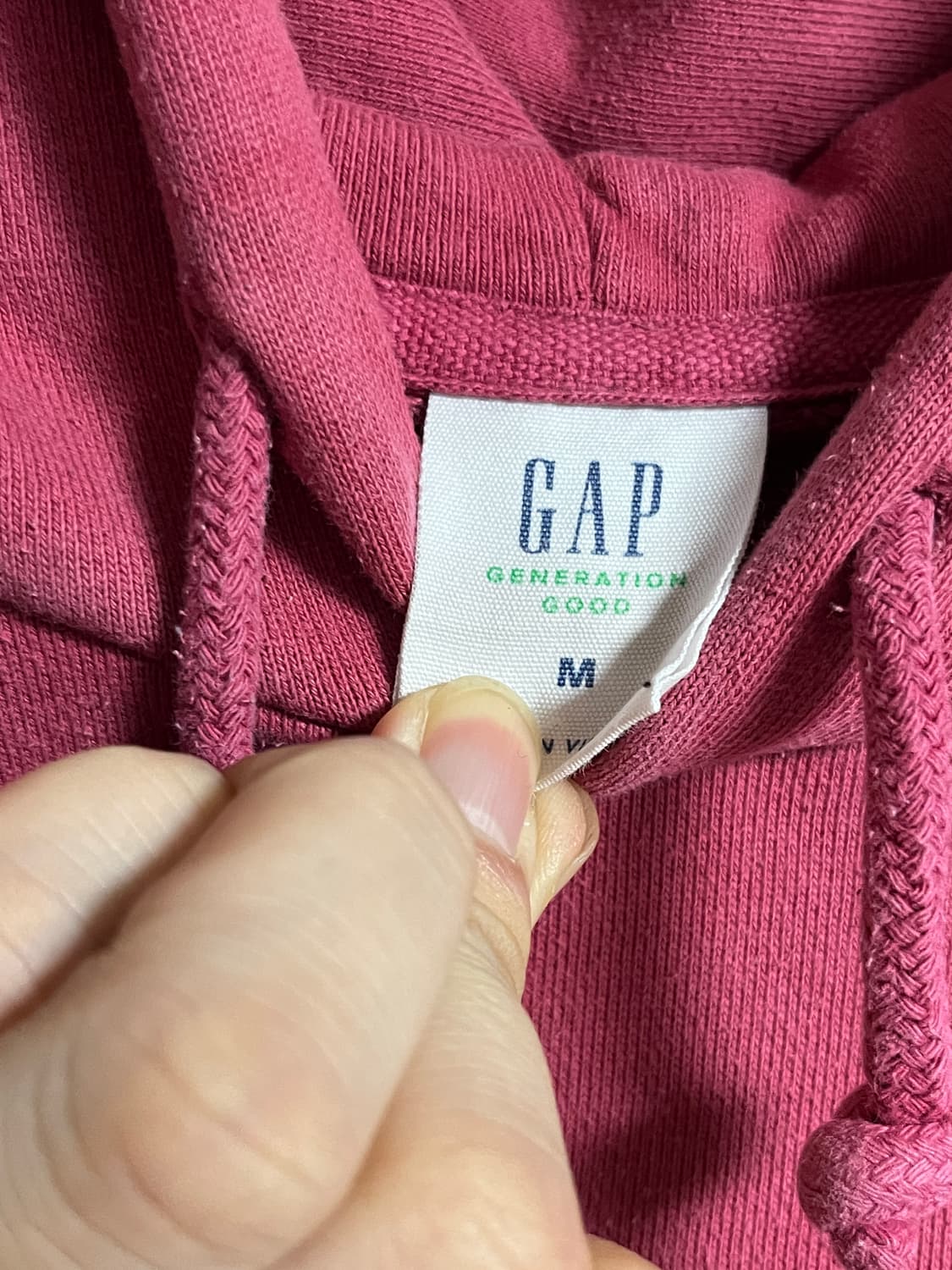 공용 갭 GAP 후드티셔츠 M 상품이미지4