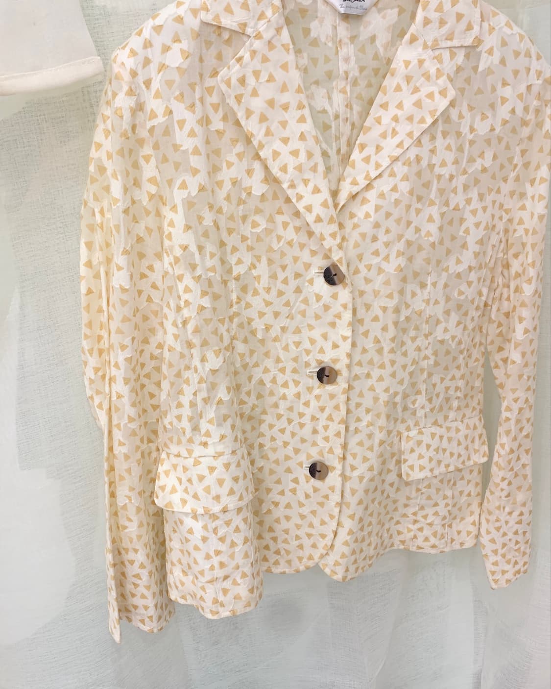 jacquard geometric pattern blazer 상품이미지3