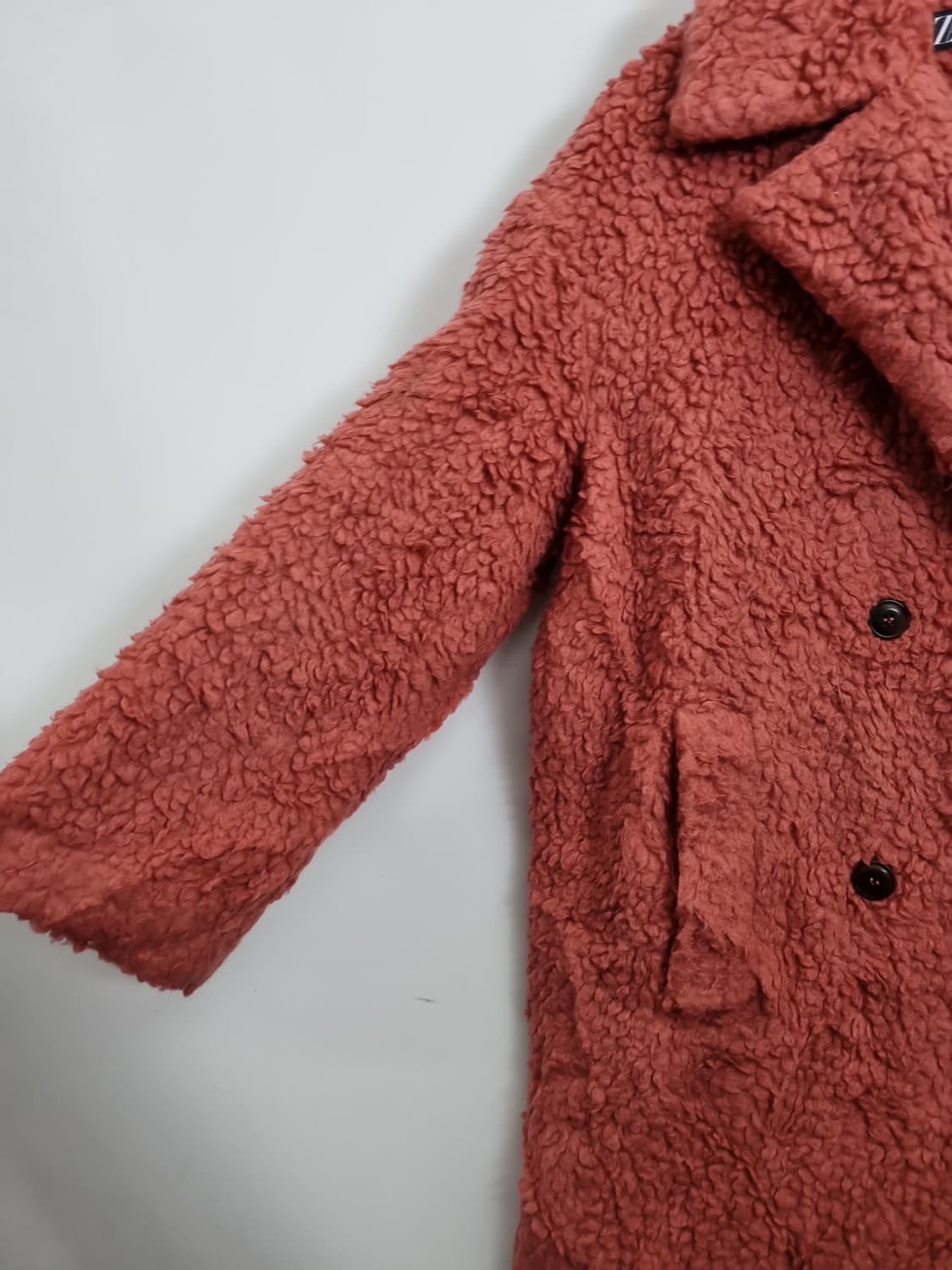 자라 우먼 테디 더블 코트 상품이미지6