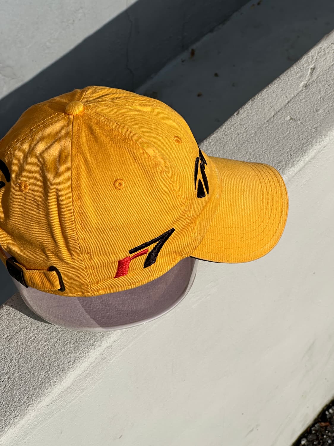 [F] 테일러메이드 로고 옐로우 볼캡 모자 골프 상품이미지5
