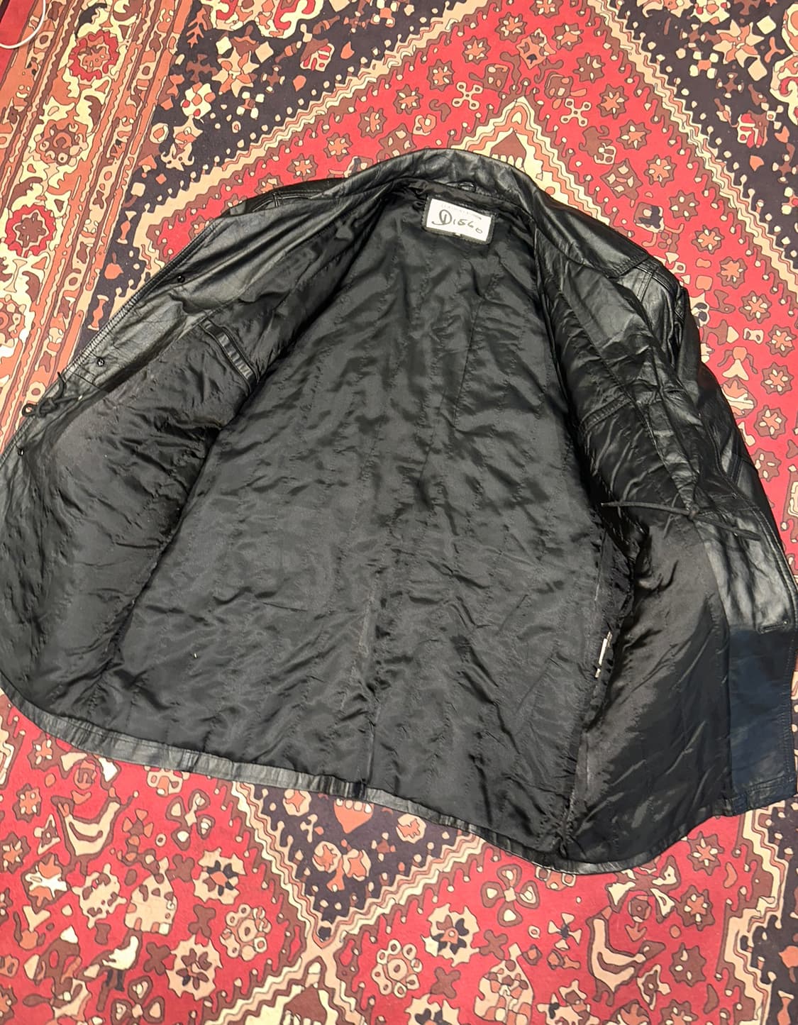 ( XL ) 가죽코트 가죽카코트 가죽자켓 빈티지가죽 가죽하프 상품이미지3