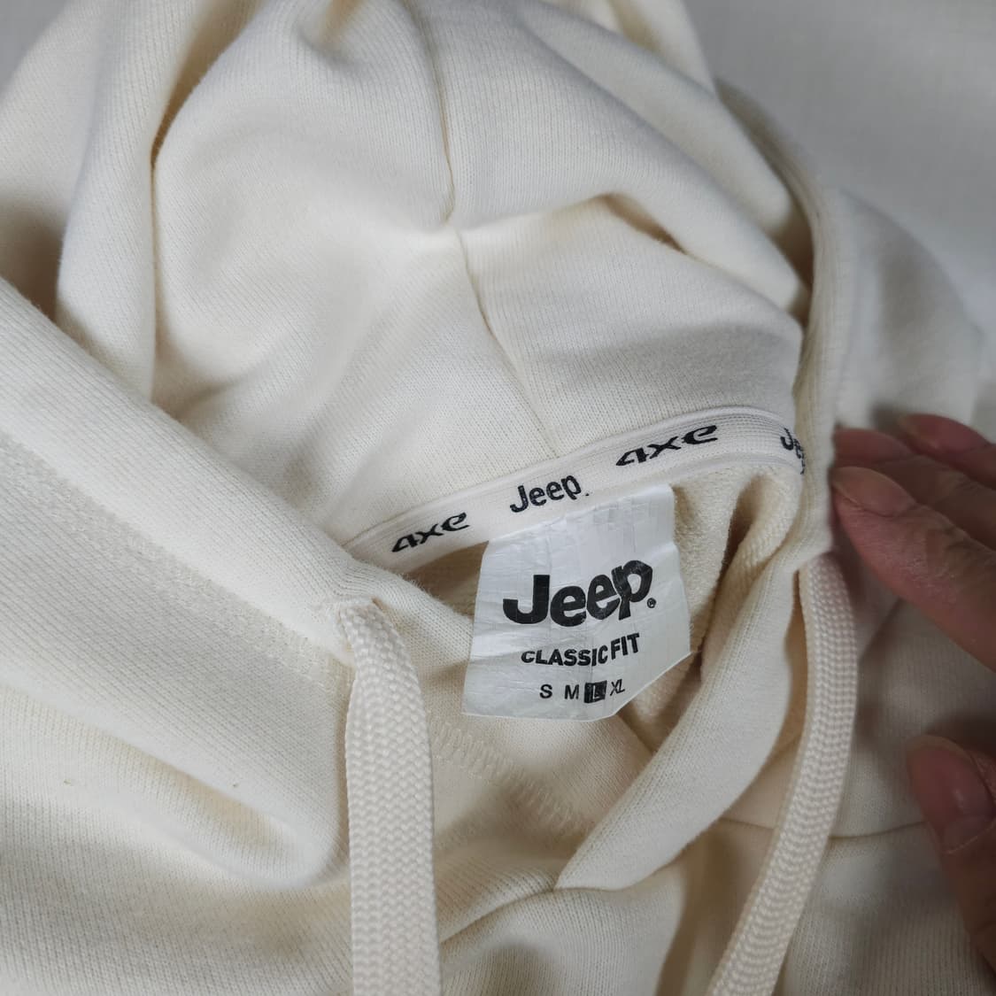 지프 로고 클래식 핏 후드티 남자100사이즈 상품이미지3