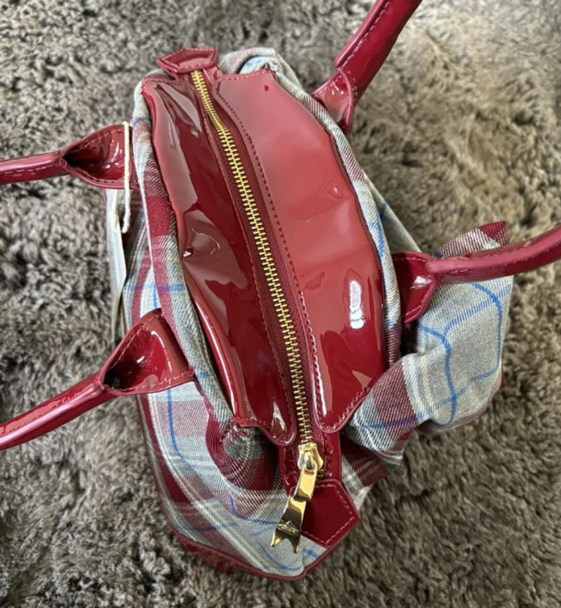 비비안웨스트우드 체크 애나멜백 상품이미지3