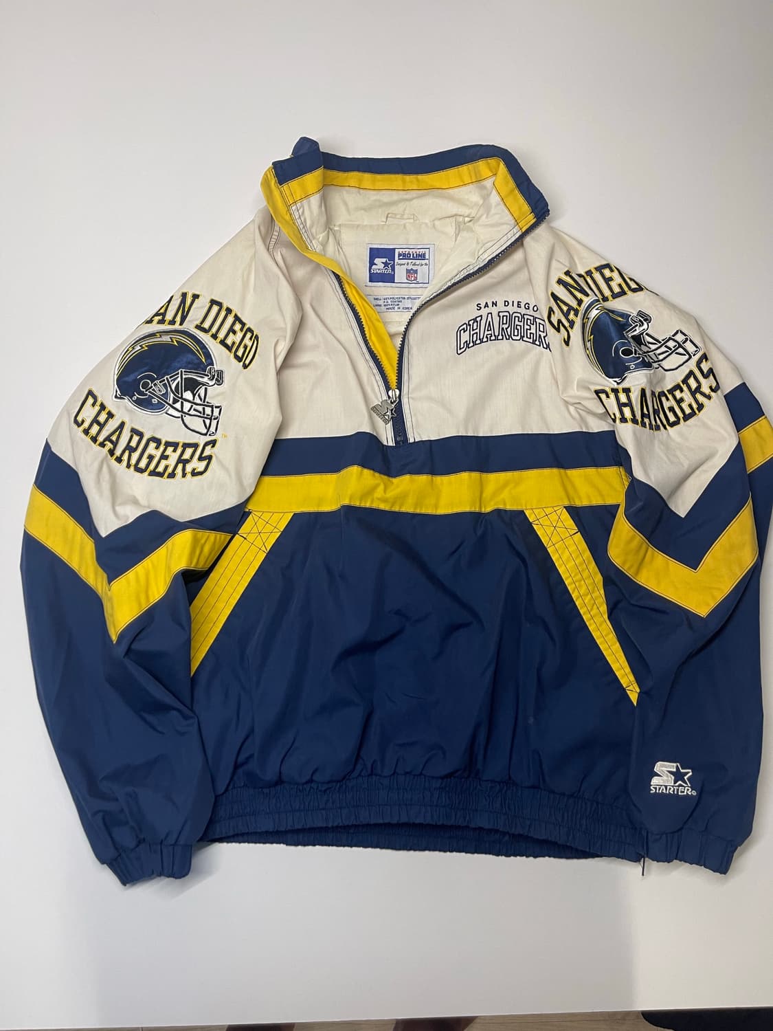스타터 NFL San Diego Chargers 아노락 L~XL 상품이미지1