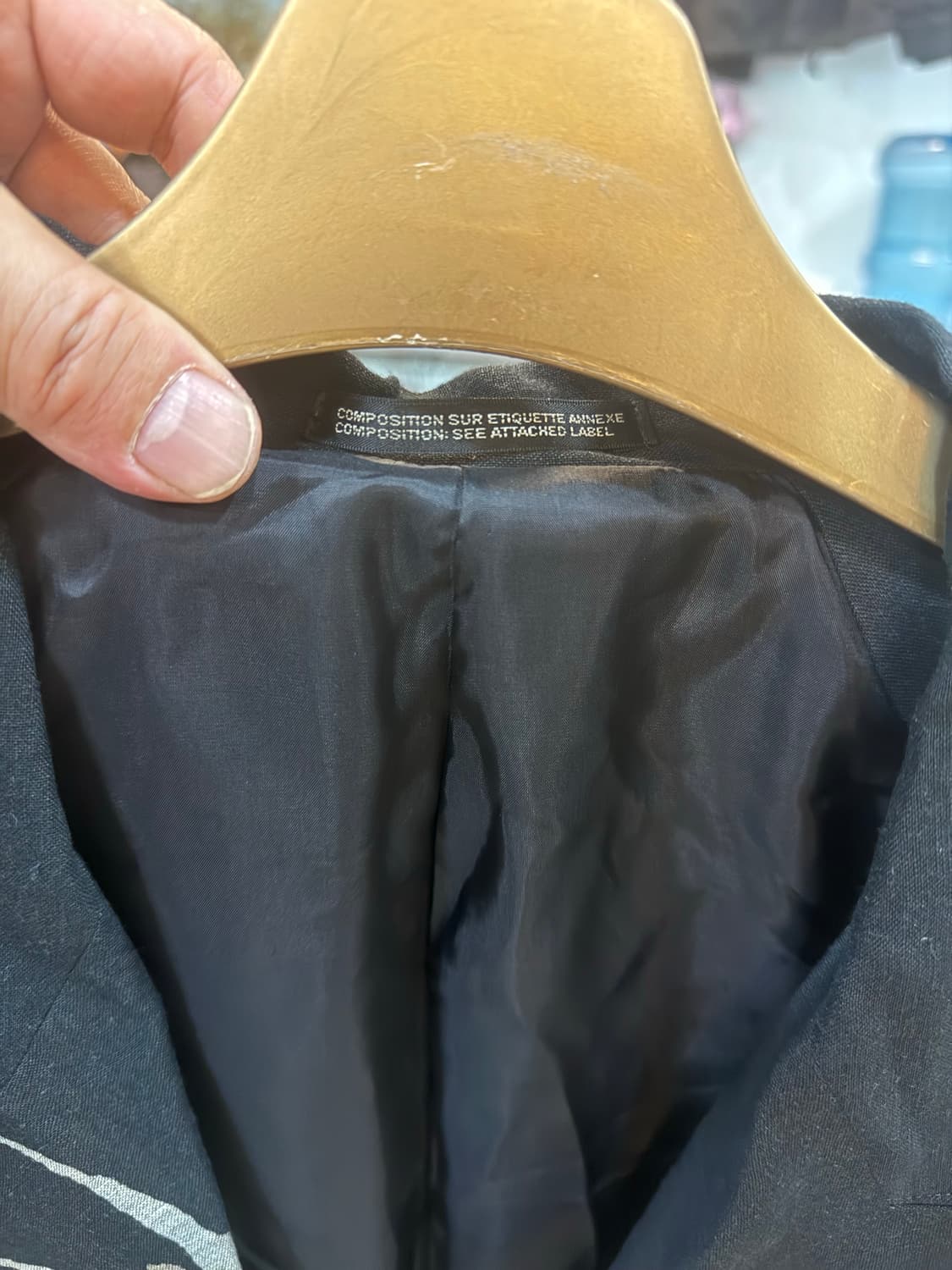 2/100-105/24ss 정품 요지야마모토 앤젤 브레스티드 자켓 팝니다 상품이미지2