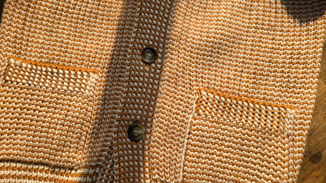 일본 빈티지 헤비 울 가디건 JAPAN 상품이미지3