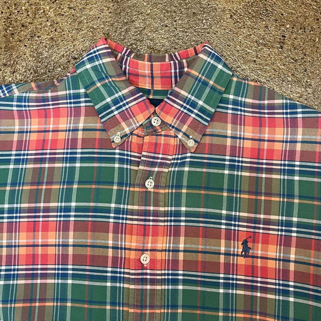 미국 빈티지 폴로 랄프로렌 체크셔츠 남방 상품이미지3