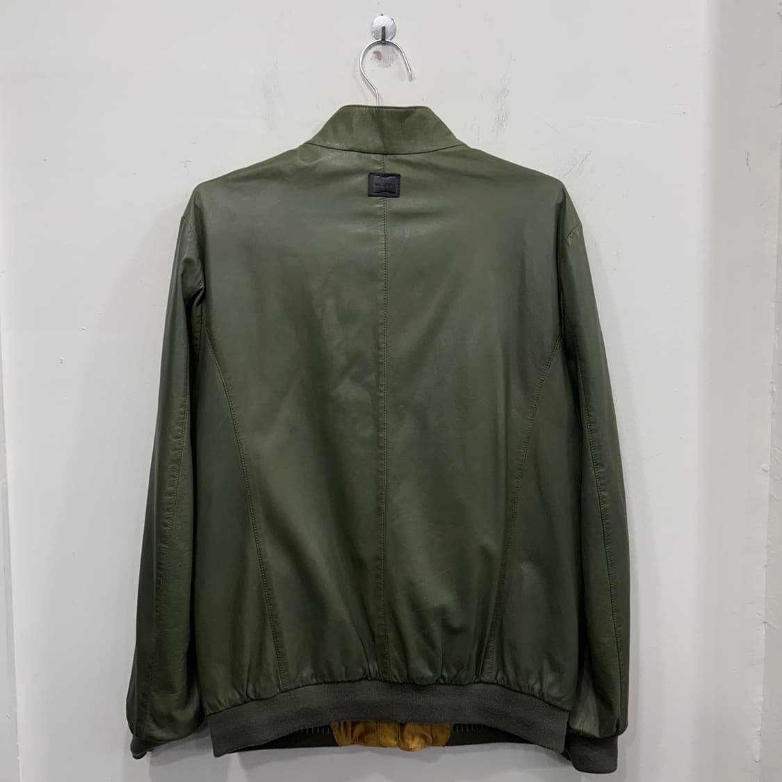 GALLOTTI 리버시블 램스킨 절개 레더자켓 상품이미지7