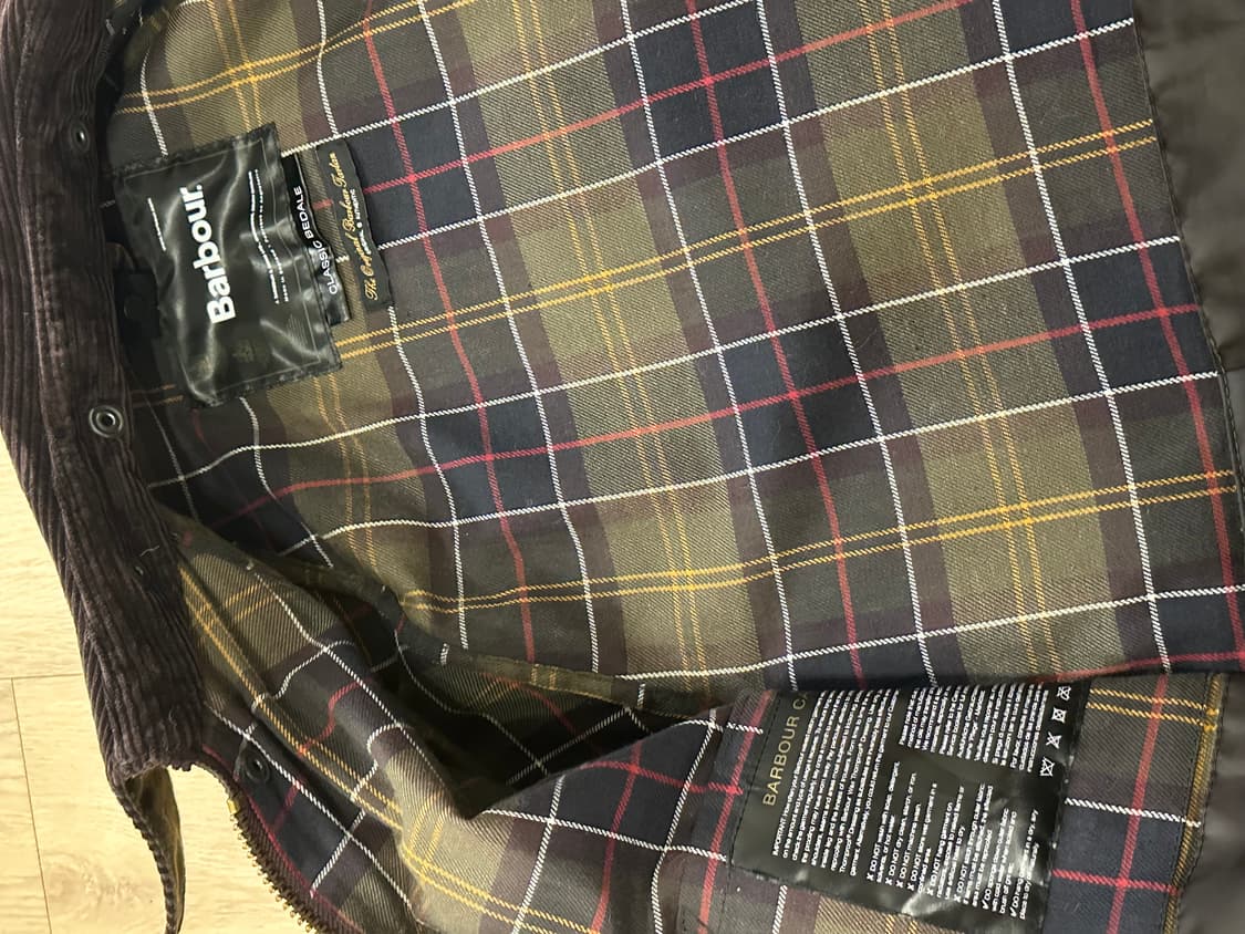 barbour 바버 클래식 비데일 자켓 올리브 30 상품이미지2