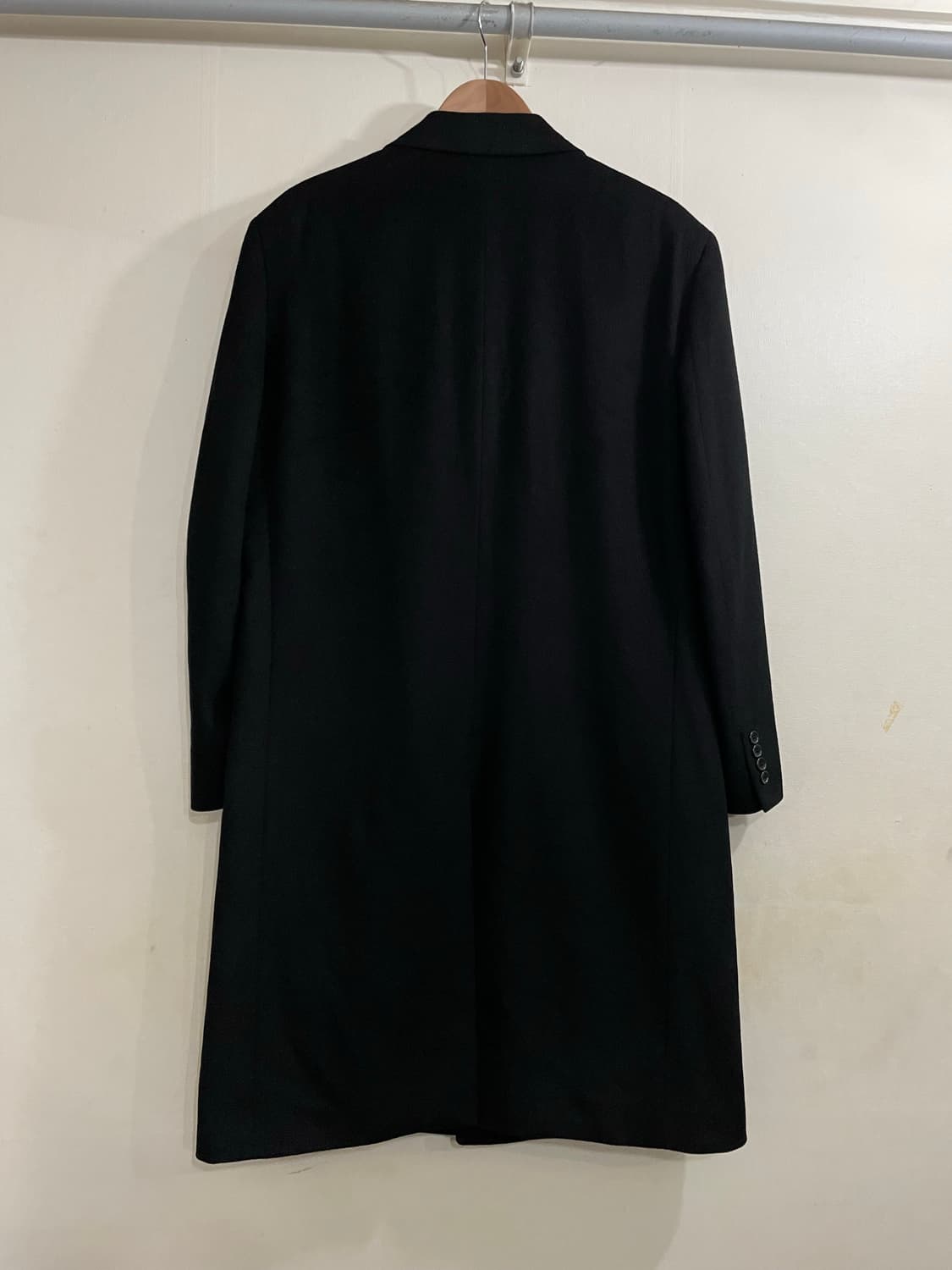 줄리아노 그로쏘니 울 캐시미어 앙고라 코트 블랙 상품이미지4