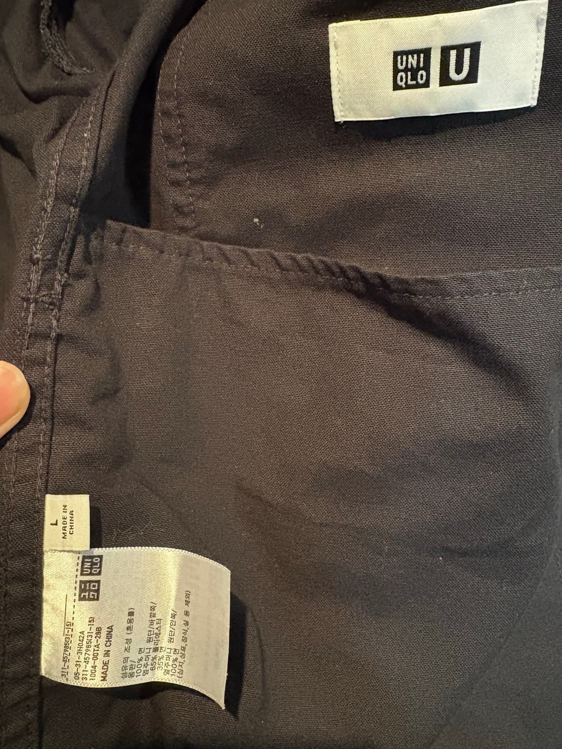 유니클로 U 쇼트재킷 L 상품이미지2