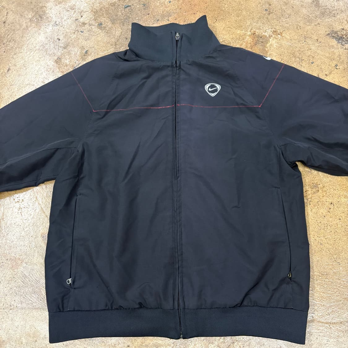 [정품/95,M] 나이키 올드스쿨 바람막이 집업 b17 상품이미지3