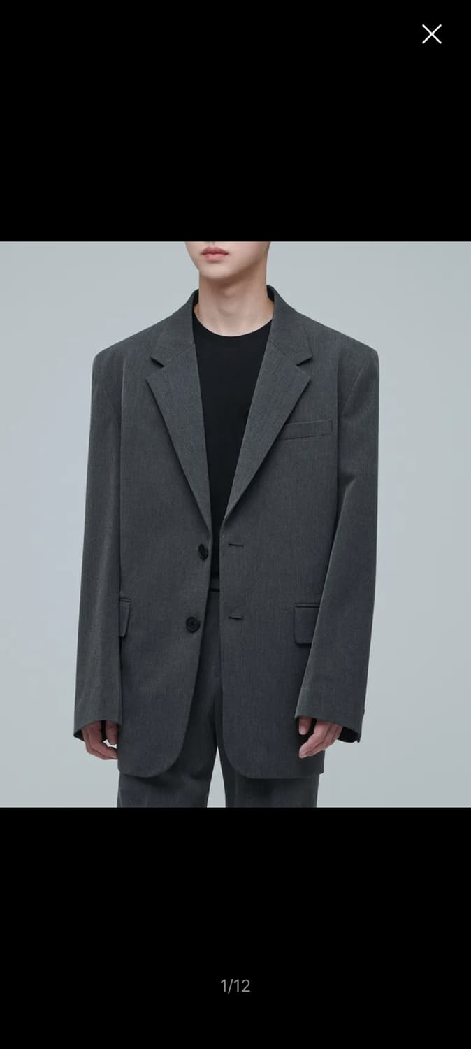 [실착1~2회미만] 무신사스탠다드 - 빅 대디 오버사이즈 블레이저 [미디 상품이미지6