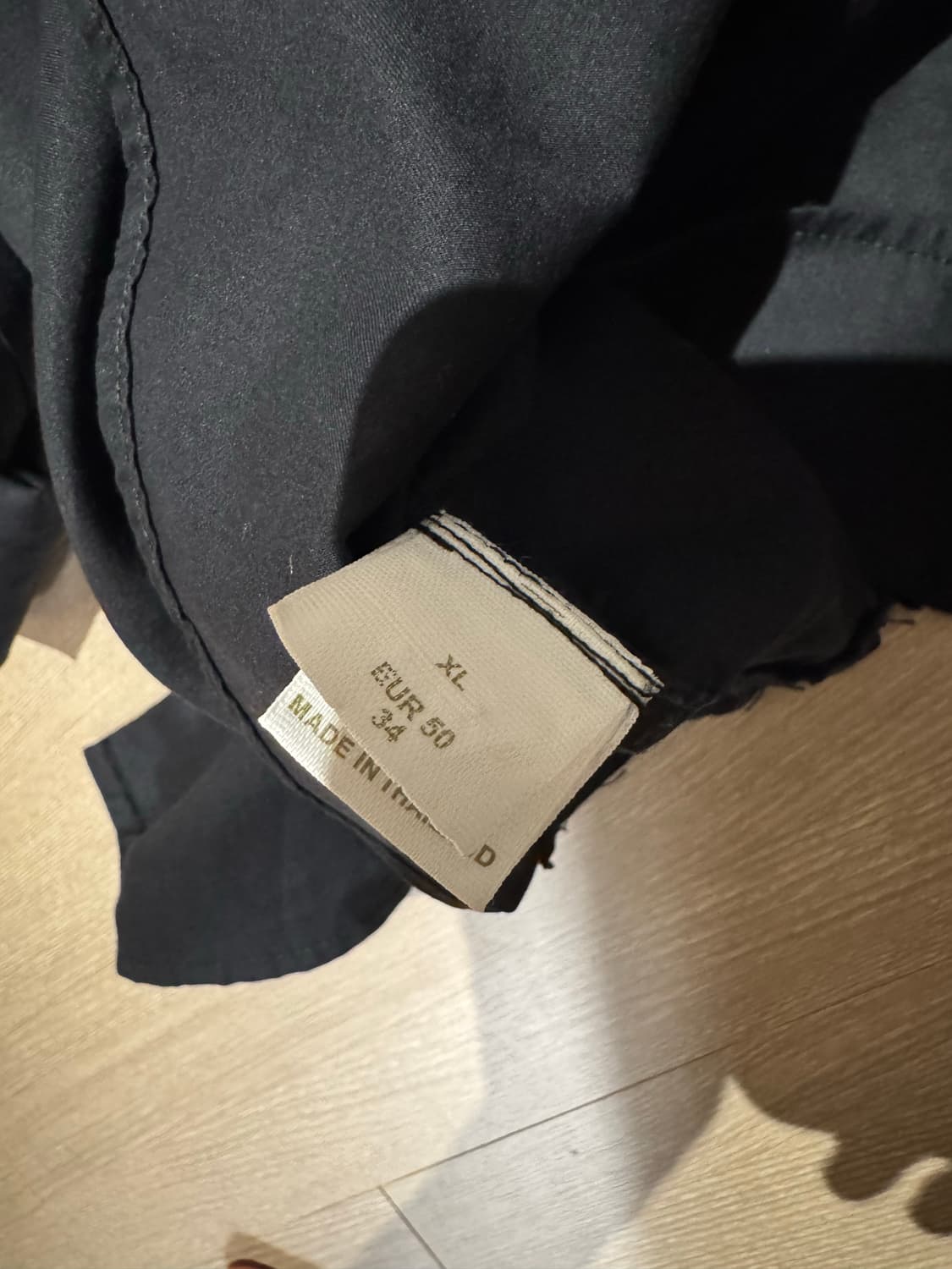 GREYHOUND 그레이하운드 오리지널 블랙 셔츠 XL사이즈 상품이미지6