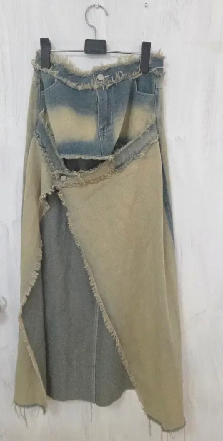 boogzel 데님 맥시 스커트 상품이미지6