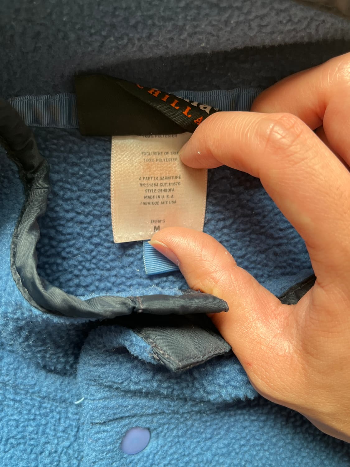 90s 00s usa 미제 파타고니아 신칠라 네이비 m 상품이미지3